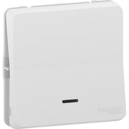 Schneider Electric MUR39024 MUREVA S МЕХАНИЗМ ПЕРЕКЛЮЧАТЕЛЯ с подсветкой, БЕЛЫЙ, IP55