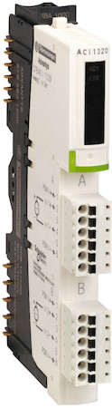 Schneider Electric STBACI0320K Модуль ан. входов, 4 канала 0/4..20mA, 16бит, Size 2, 2x6pt, Standard (комплект)