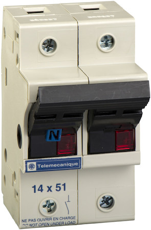 Schneider Electric GK1EB Fuse holder, GK1, 1p, 50A, for fuse NFC 14x51mm