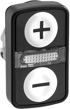 Schneider Electric ГОЛОВКА КНОПКИ ДВОЙНАЯ С МАРКИРОВК + LED ZB4BW7A17157