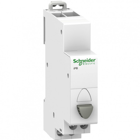 Schneider Electric A9E18033 КНОПКА УПРАВЛЕНИЯ iPB СЕРАЯ 1НО+1НЗ ACTI9