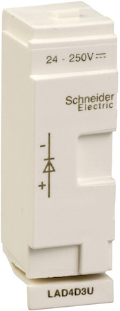 Schneider Electric LAD4D3U МОД.ОГР.ПЕРЕН. ДИОД 24-250В DC