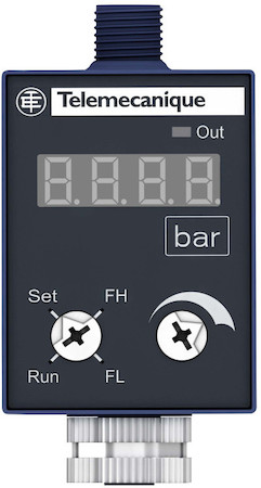Schneider Electric ZMLPA1P2SW ВЫКЛ. ДАВЛ. С ДИСПЛ., PNP, M12, 4-20мА