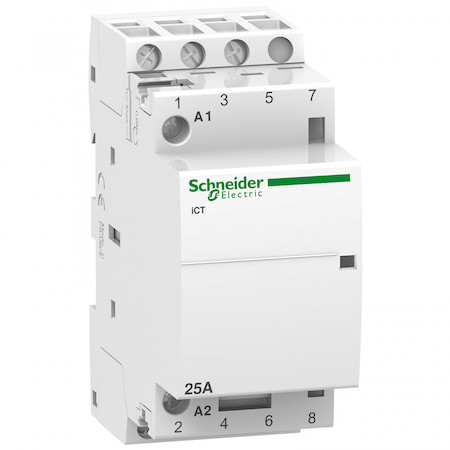 Schneider Electric A9C20433 МОДУЛЬНЫЙ КОНТАКТОР iCT25A 3НО 127В 60ГЦ