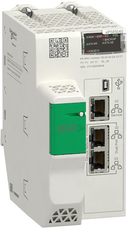 Schneider Electric BMEP585040C M580 ЦПУ уровень 5, ОЗУ 24 MB, DIO+RIO (до 31 ст. X80+Quantum IO), лакир.