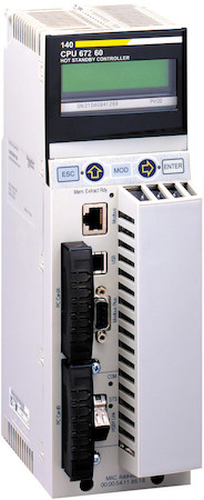 Schneider Electric 140CPU67260 ЦПУ гор. рез. Quantum, MM опт синх.