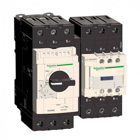 Schneider Electric LC1D65AP7 3P КОНТАКТОР EVERLINK AC3 440В 65A КАТУШКА УПР. 230В AC 50/60ГЦ