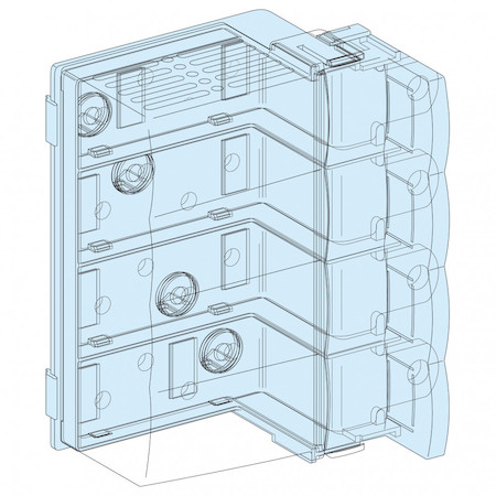 Schneider Electric 04060 БЛОК ПИТАНИЯ ДЛЯ ГОРИЗ. АПП-ТОВ NS250