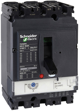 Schneider Electric LV430833 3П3Т АВТОМ. ВЫКЛ. MA100 NSX160N