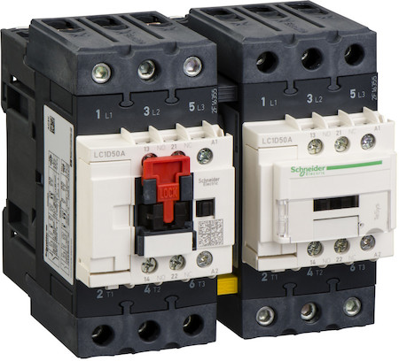 Schneider Electric LC2D50B7 КОНТАКТОР РЕВ.3Р,50A,НО+НЗ,24V50/60ГЦ,