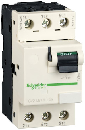 Schneider Electric GV2LE16TQ MAGNETIC CIRCUIT BREAKER 10A 15KA/400V