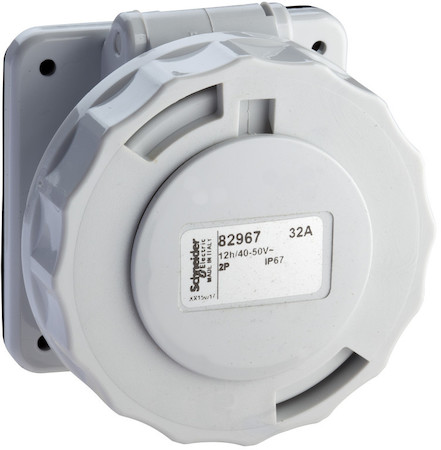 Schneider Electric 82968 ПАНЕЛ РОЗ 32А 3P 40-50B 50/60 гц IP67