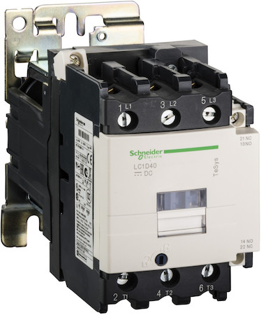 Schneider Electric LC1D40ED КОНТАКТОР D 3Р, 40 A, НО+НЗ, 48V DС,