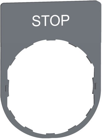 Schneider Electric ZBYP2304C0 ДЕРЖАТЕЛЬ МАРКИРОВКИ "STOP", C0