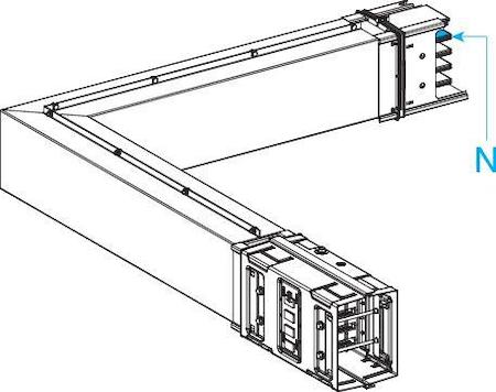 Schneider Electric KSA250DLC4A СЕКЦИЯ УГЛОВАЯ ГОРИЗ. НА ЗАКАЗ 250А