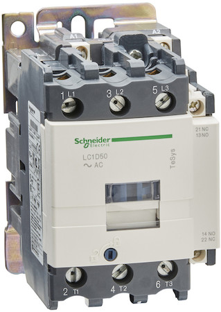 Schneider Electric LC1D50P7 КОНТАКТОР.3Р,50A,НО+НЗ,230V50ГЦ.