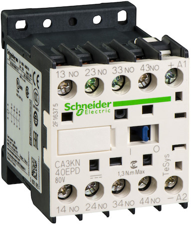 Schneider Electric CA3KN40EPD ПРОМ. РЕЛЕ 4НО, 80 В DC