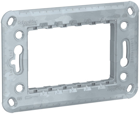 Schneider Electric NU7103 UNICA MODULAR СУППОРТ Zamak 3 модуля