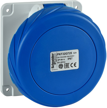 Schneider Electric PKF16G725 ПАНЕЛ РОЗ ВИНТ 16А 3P-N-E 200-250 IP67