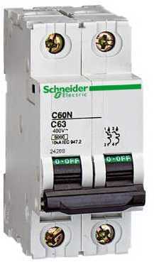 Schneider Electric 24071 АВТ. ВЫКЛ. C60N 2П 1A B