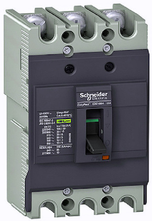 Schneider Electric EZC100F3063 3П3Т АВТ. ВЫКЛ. EZC100 10KA/400В 63 A