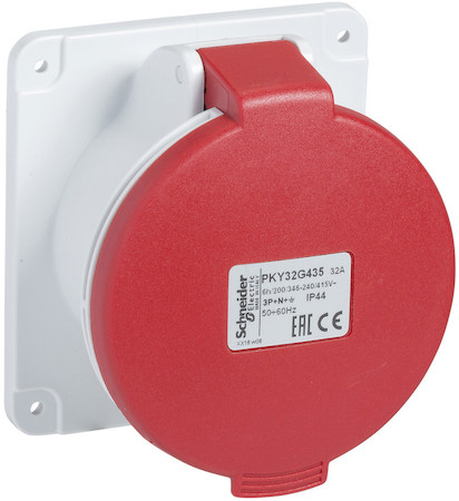 Schneider Electric PKY16G433 ПАНЕЛ РОЗ БСТР 16А 2P-E 380-415 IP44