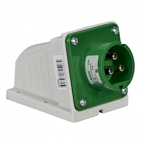 Schneider Electric 82526 НАСТЕННАЯ ВИЛКА ВИНТ 32A 3P 24/48V IP44 11ч