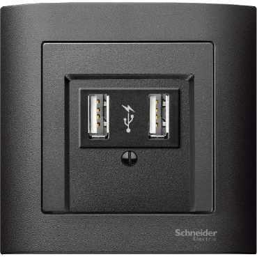 Schneider Electric MTN485114 РАМКА Х1, АНТРАЦИТ