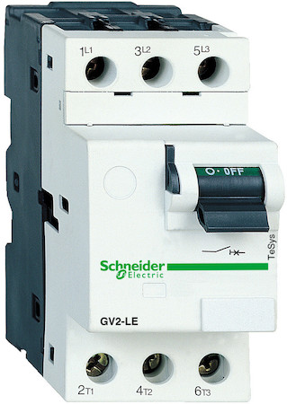 Schneider Electric GV2LE22TQ MAGNETIC CIRCUIT BREAKER 25A 15KA