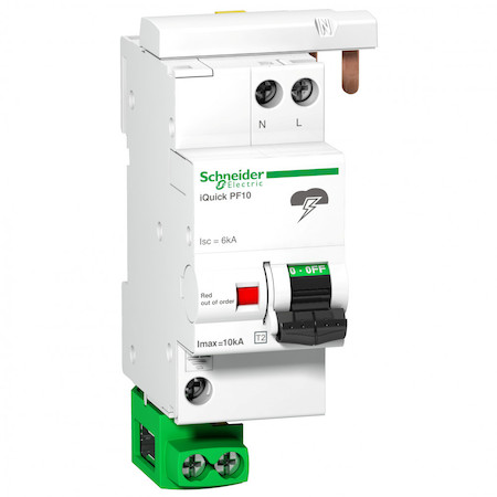 Schneider Electric A9L16617 УЗИП СО ВСТР ЗАЩИТОЙ IQUICK PF 1П+Н 10кА