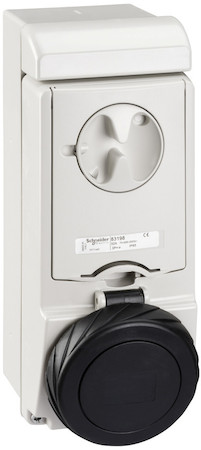 Schneider Electric 83198 НАСТЕННАЯ РОЗЕТКА UNIKA Б/ЗАЩ 32A 3PE 480-500 IP65