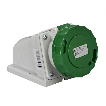 Schneider Electric 82155 НАСТЕННАЯ РОЗЕТКА 16A 2P 24/48V 100-200 ГЦ IP67