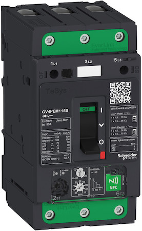 Schneider Electric GV4PEM50B АВТ.ВЫКЛ GV4PE С МНОГОФУНКЦ. NFC РАСЦЕПИТЕЛЕМ 50A 25kA ЗАЖИМ EVERLINK