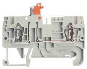 Schneider Electric AB1RRNSC235U2 КЛЕММНИК ПРУЖ ЗАЗЕМЛ 2,5ММ2 2ТЧК