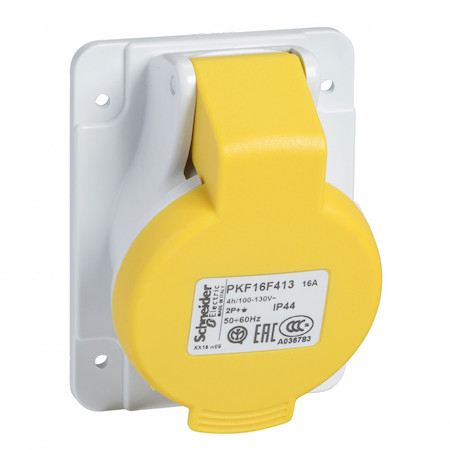 Schneider Electric PKF16F413 РОЗ ПАНЕЛ УГЛ ВИНТ 16A 2PE 100-130 IP44