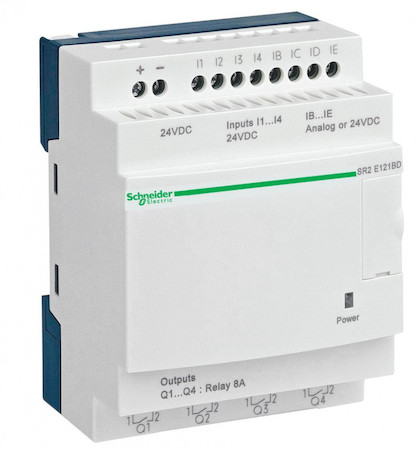 Schneider Electric SR2E121BD ZELIO LOGIC РЕЛЕ ЭКОНОМ 12ВХ/ВЫХ =24В