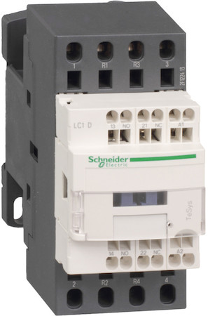 Schneider Electric LC1D2583M7 КОНТАКТОР D 4P (2НО+2НЗ),АС1 40 А,НО+НЗ,220V 50/60 ГЦ,ПРУЖИННЫЙ ЗАЖИМ