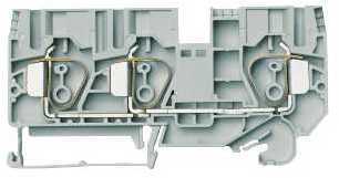 Schneider Electric AB1RRN1035U3GR КЛЕММНИК ПРУЖ ПРОХОД 10ММ2 3ТЧК СЕРЫЙ