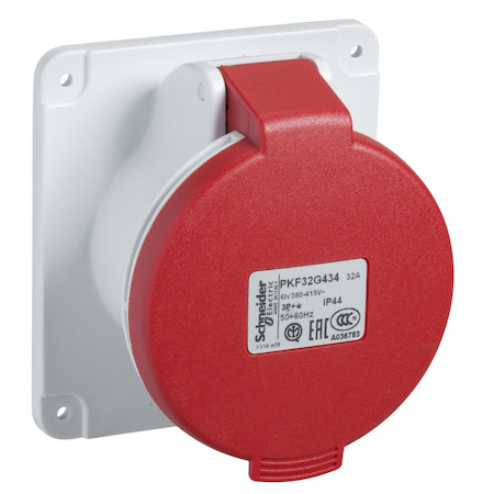 Schneider Electric PKF32G433 ПАНЕЛ РОЗ ВИНТ 32А 2P-E 380-415 IP44