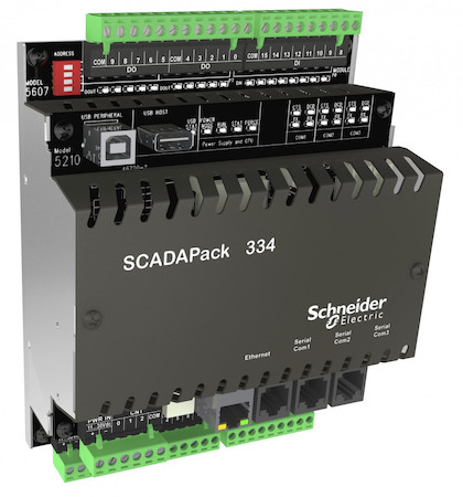 Schneider Electric TBUP334-1V20-AF00 SCADAPack 334 Вычислитель расхода RTU