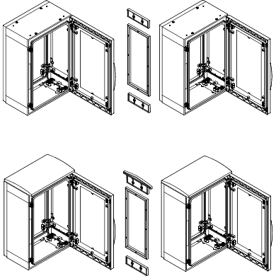 Schneider Electric NSYMUPLA74G КОМПЛЕКТ ДЛЯ СОЕДИНЕННИЯ ШКАФОВ PLA7x4