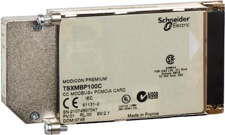 Schneider Electric TSXMBP100C Карта PCMCIA типа III сети Modbus PLUS для TSX