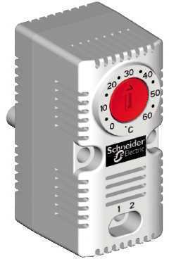 Schneider Electric NSYCCOTHCER20 ТЕРМОСТАТ С НЗ КОНТАКТОМ ОТ -20С ДО +60С