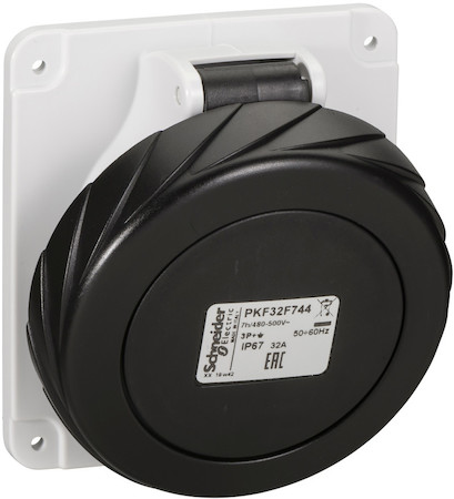 Schneider Electric PKF32F744 РОЗ ПАНЕЛ УГЛ ВИНТ 32A 3PE 480-500 IP67