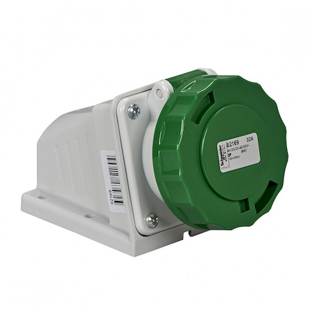 Schneider Electric 82175 НАСТЕННАЯ РОЗЕТКА 32A 2P 24/48V 401-500 ГЦ IP67