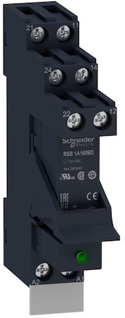 Schneider Electric RSB1A160BDPV КОМП.:РЕЛЕ,КОЛ.,СКОБА,МАРК,ДИОД,16А,=24В