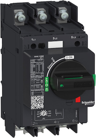 Schneider Electric GV4L25N6 АВТ.ВЫКЛ GV4L С МАГНИТНЫМ РАСЦЕПИТЕЛЕМ 25A 50kA ЗАЖИМ ПОД КОЛЬЦ.НАКОНЕЧНИК