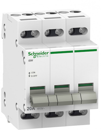 Schneider Electric A9S60320 ВЫКЛЮЧАТЕЛЬ НАГРУЗКИ iSW 3 ПОЛЮСА 20A