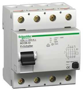 Schneider Electric 16900 ДИФФ.ВЫКЛ.НАГРУЗКИ ID 4П 100A 30МA
