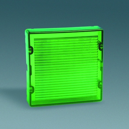 82065-30 Simon 82 Накладка светового сигнализатора зелёная